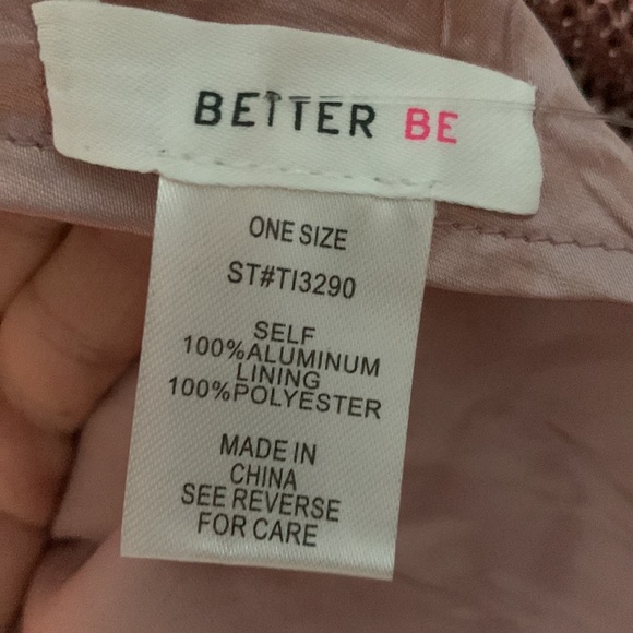 Rose gold Backless Halter Neck Rhinestone Top - Picture 3 of 3